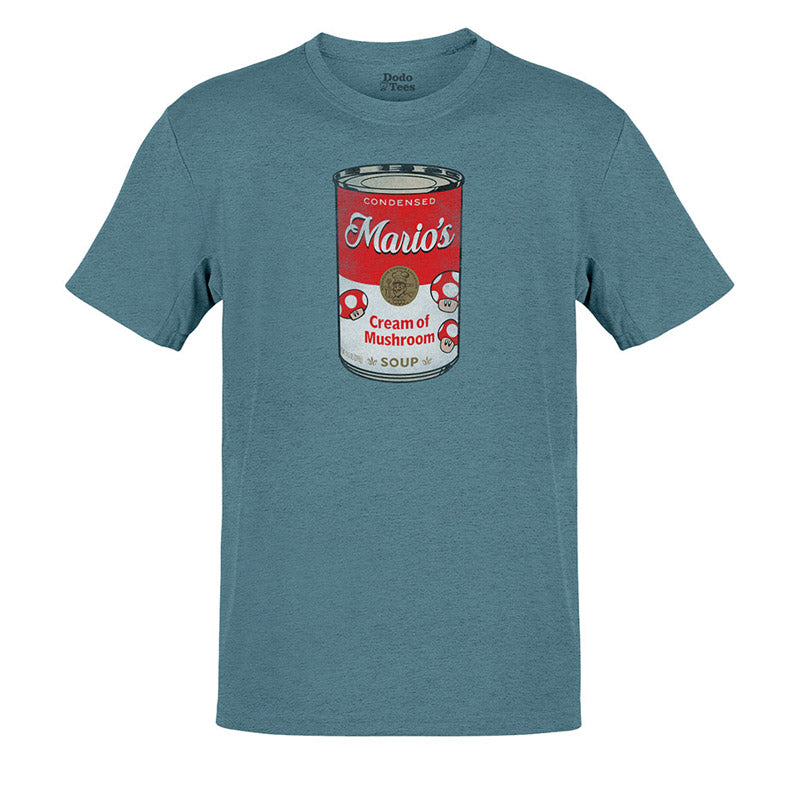 This 80s t shirt boasts a pop art design that blends pop culture elements. The artwork is printed with a distressed look.