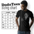 Nosferatu Shirt and mens tees sizing chart. Available in sizes Small to 3XL.