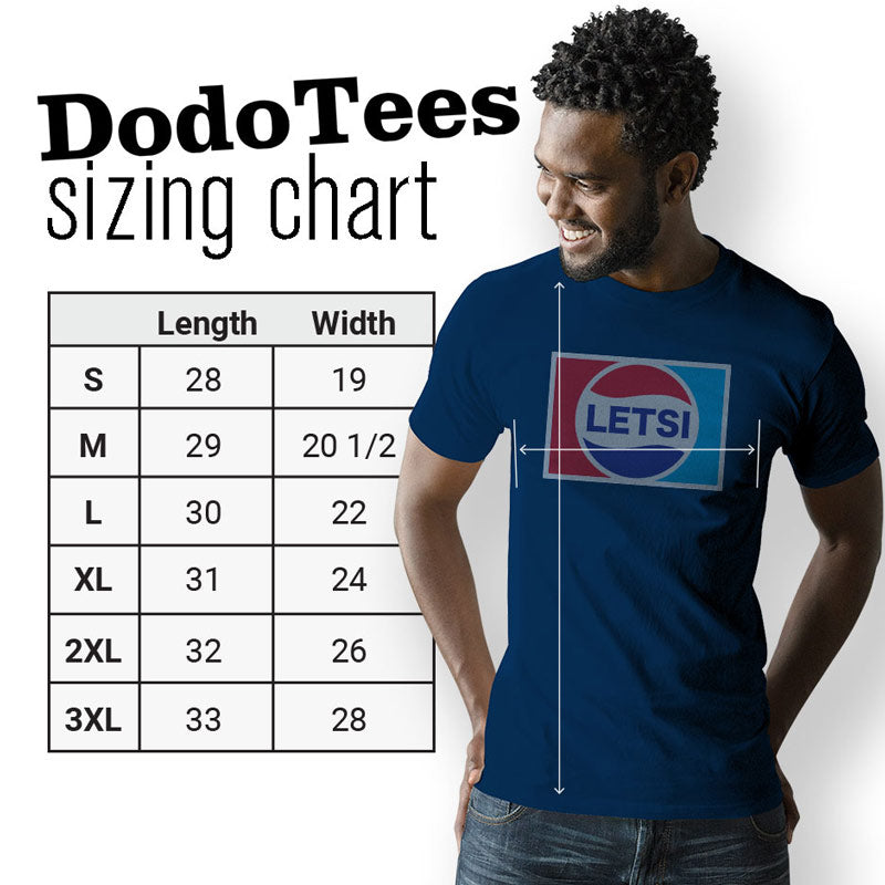 snarky t shirts sizing chart available in sizes small to 3XL