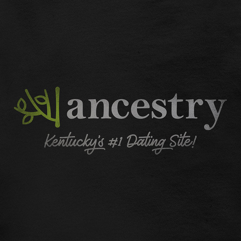 ancestry logo with the tagline kentucky's #1 dating site offensive t shirts by dodo tees. These Offensive Funny Shirts are lightly distressed for a worn in look.