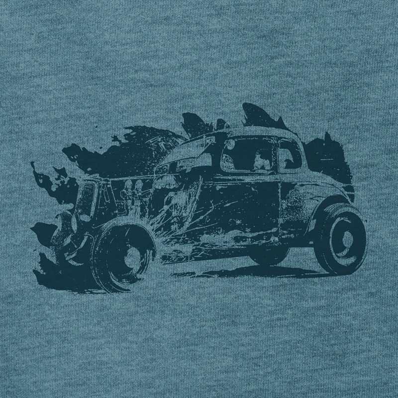 Hot rod t shirt featuring a little deuce coupe