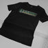 detail view of fun tee shirt with exotic coffee for men logo