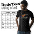 gaming shirts size chart. Preshrunk cotton tees with true-to-size fit from S to 3XL.