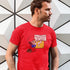 Gift for gamer t shirt where mario is on his knees asking Are you there god it's a me mario. Design by Dodo Tees.