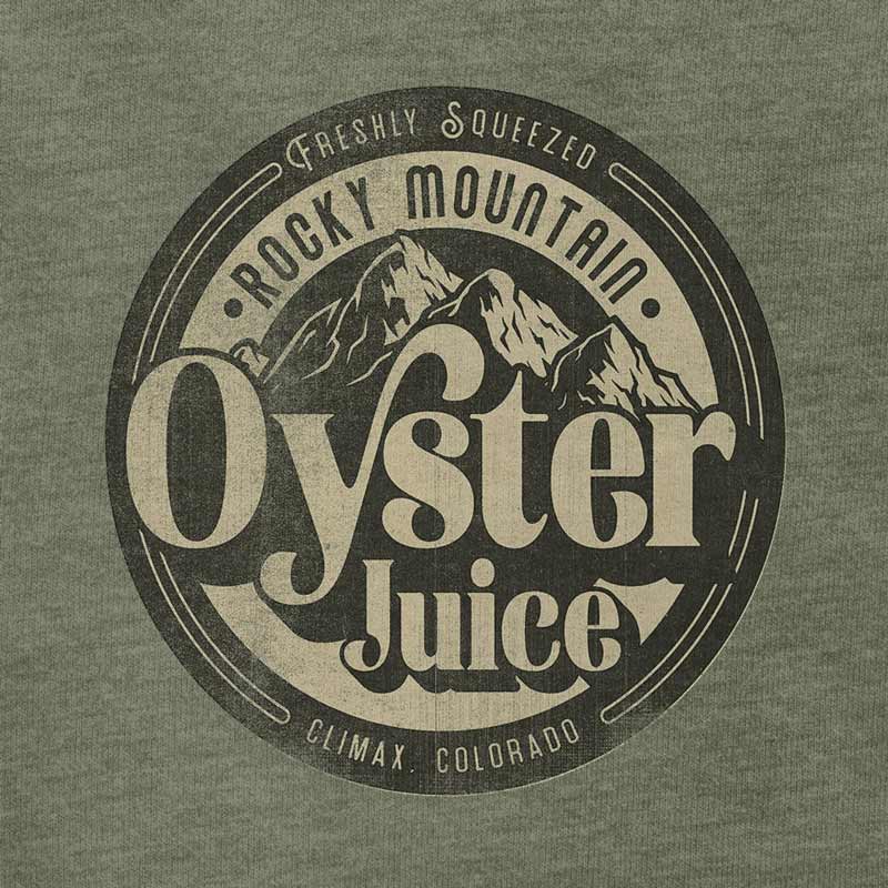 rocky mountain oyster juice mens funny t shirt by dodo tees