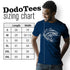 fishing t shirt sizing chart. available in sizes small to 3XL