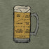 beer t shirt with anatomy of beer illustration detail view by dodo tees