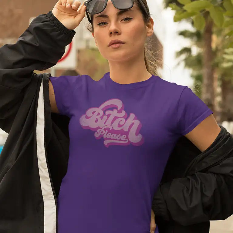 Women wearing Bitch Please cutees