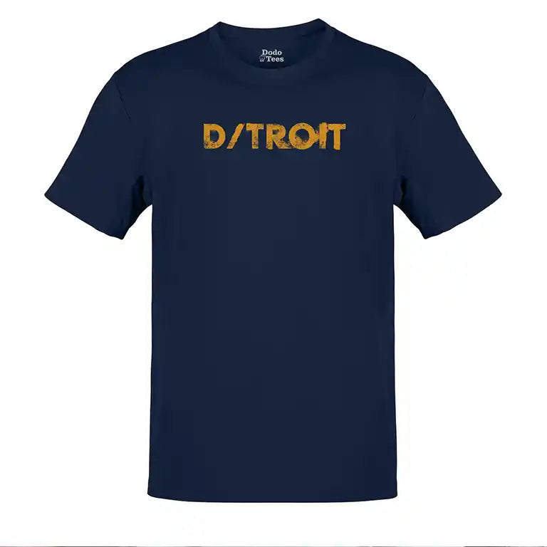 Detroit t shirt in Navy