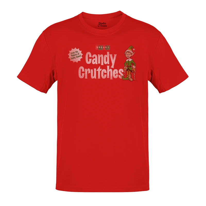 Elf shirts featuring the dark sided Candy Crutches design. 