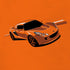 Elise car tee shirts in Orange