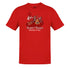 Red Funny Halloween tees for adults featuring the Scare Bears parody logo. Mens tee is available in S-3XL.