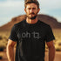 man in desert wearing gift for photographers oh crop shirt