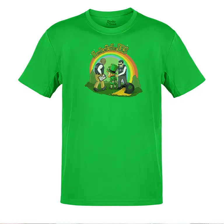 Luck of the IRS St Pats T Shirts overview