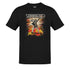 Black Mens funny Halloween Shirts featuring the Staying Alive Parody of the Saturday Night Fever Poster. 