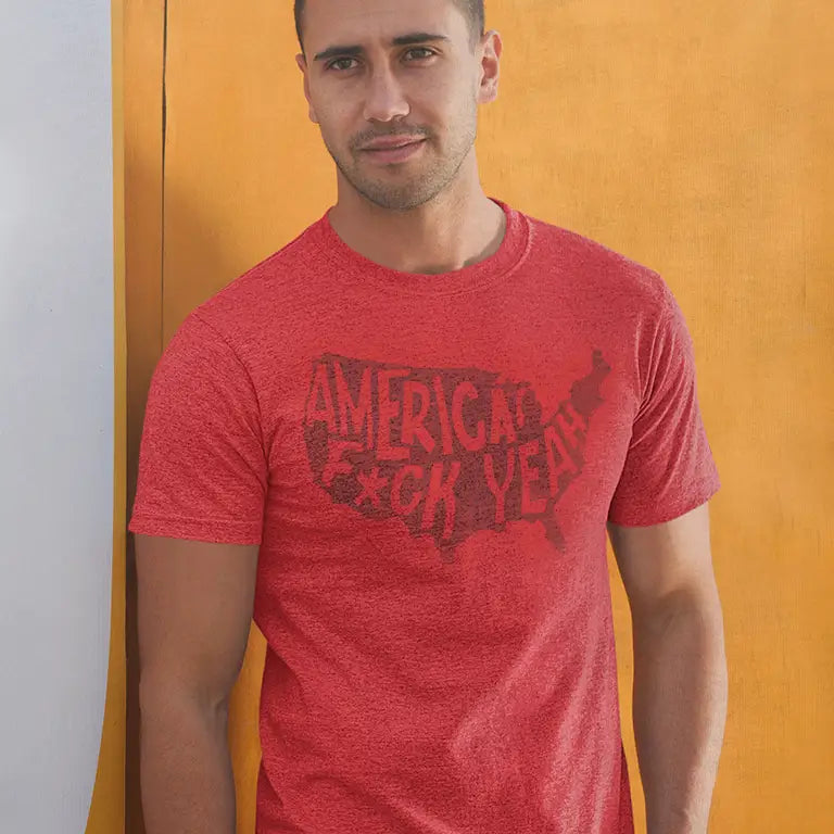 Mens Team America shirt Reading America F yeah