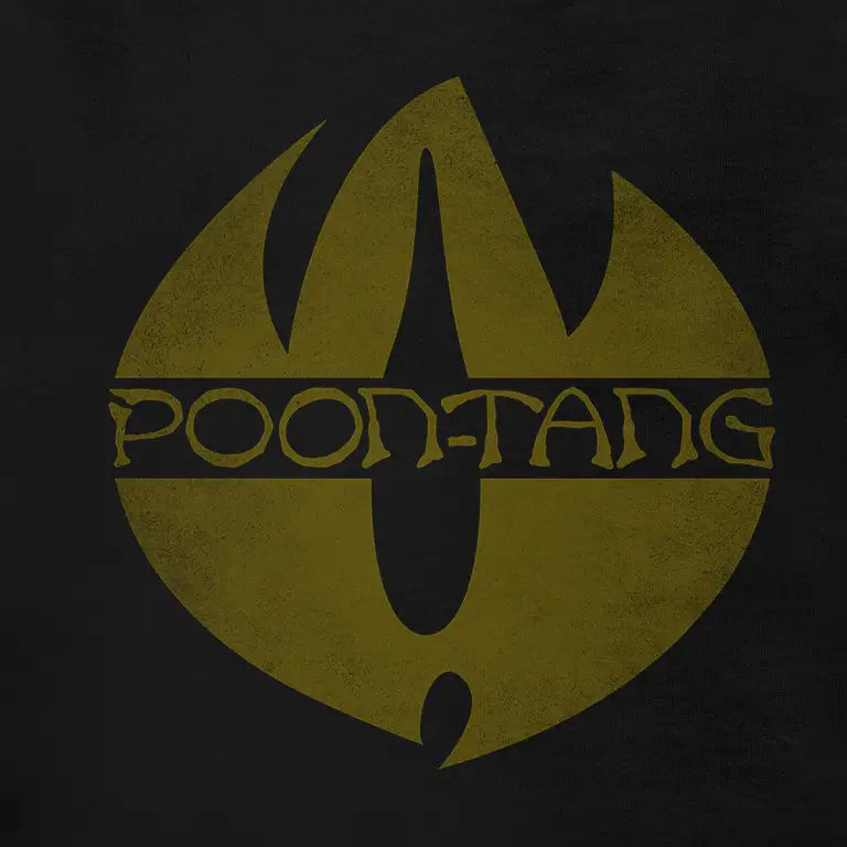 Poontang Offensive t shirt parodying the hip hop icon