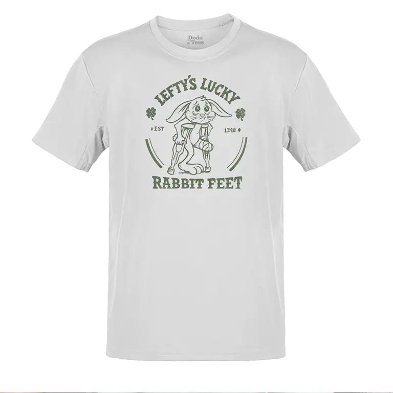 Lefty's Lucky Rabbit Feet St Patricks Day flat