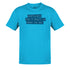 Sarcastic t shirts with nostalgia isn't what it used to be label maker typographic style in teal