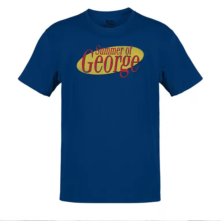 Summer of George mens tshirt in blue