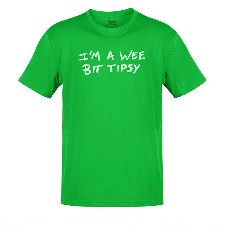 I'm a wee bit tipsy Saint Paddys Day Shirts by Dodo Tees