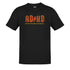 adhd shirt with highway to hey look at that squirrel logo in black by dodo tees