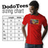 dodo tees adult humor shirts sizing chart available in sizes small to 3XL