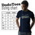 automobile t shirt sizing chart. available in sizes small to 3XL