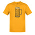 beer tee with anatomy of beer illustration in gold by dodo tees