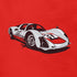 detail view of car apparel with 906 carrara 6 illustration by dodo tees