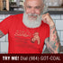 elderly man wearing christmas t shirt with better call santa design