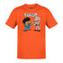 funny t shirt with eat my kentucky fried fist general tso illustration in orange by dodo tees