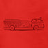 fire truck tee shirts with vintage fire engine illustration by dodo tees