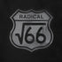 funny math shirt with square route 66 graphic in distressed printing.