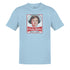 funny shirts with chunky debra design in light blue