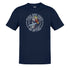 gamer t shirt in navy with peace was never an option graphic