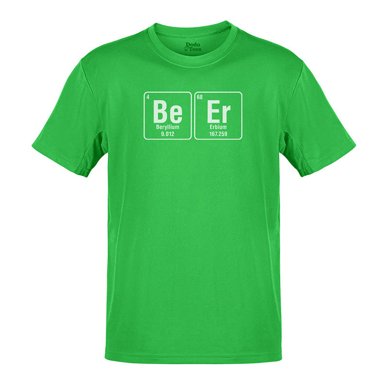 Geek gifts featuring periodic table of elements Beryllium and Erbium spelling out Beer.