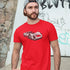 man outside wearing gifts for car lovers 906 carrara 6 t shirt