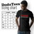 Hilarious t shirts sizing chart