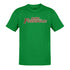 holiday tshirt with oh fudge text in green