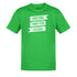 mens funny t shirts with everything i want to do is illegal design in green by dodo tees