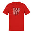 nsfw shirts with funny dick at nite distressed vintage style logo in red