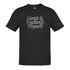 profanity clothing with goest and fucketh thyself grunge antique style text in heather charcoal