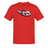 race car shirt with 906 carrara 6 illustration in red