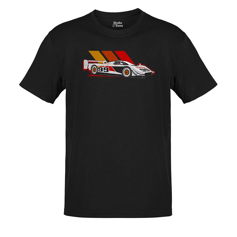 racing shirts with aar eagle mkIII illustration in black by dodo tees