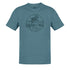 Tv show gear t shirt with guillermos pinata farm logo in heather slate by dodo tees