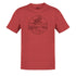 Tv show tee shirts with guillermos pinata farm logo in heather canvas red by dodo tees