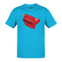 retro t shirt with cartoon illustration of viewer toy in teal by dodo tees