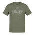 full view of the willys military t shirt in heather olive