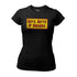 womens t shirt with boys butts burgers logo in fitted black by dodo tees